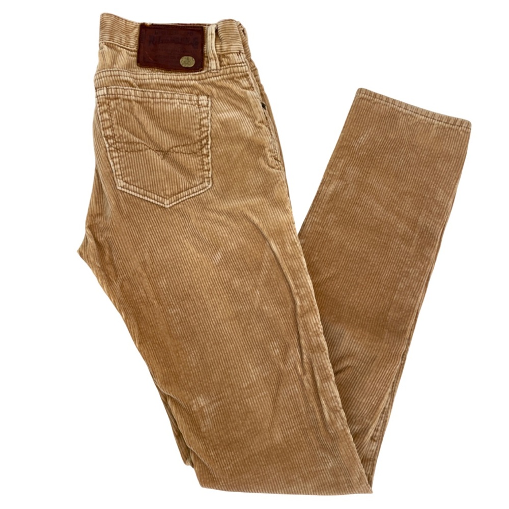 Ralph Lauren Women's Tan Corduroy Skinny Jeans